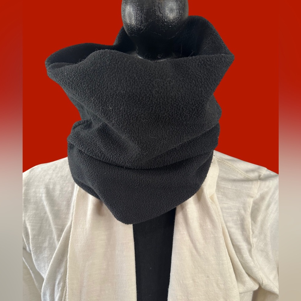 Turtle Fur Black Buffalo Neck Warmer Blanket
